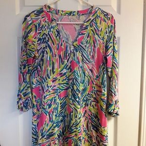 Lilly Pulitzer Multi Palm Reader Rossmore Dress - Women's Size XS